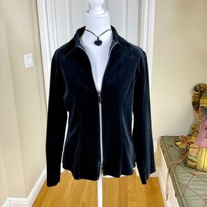 Vertigo Paris Black Velvet Jacket 90s (L)
